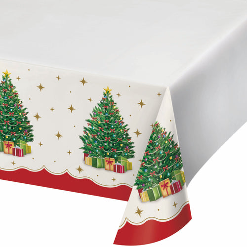 Sparkling Spruce Paper Rectangle Table Cover
