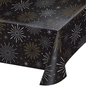 Dazzling New Year Plastic Table Cover