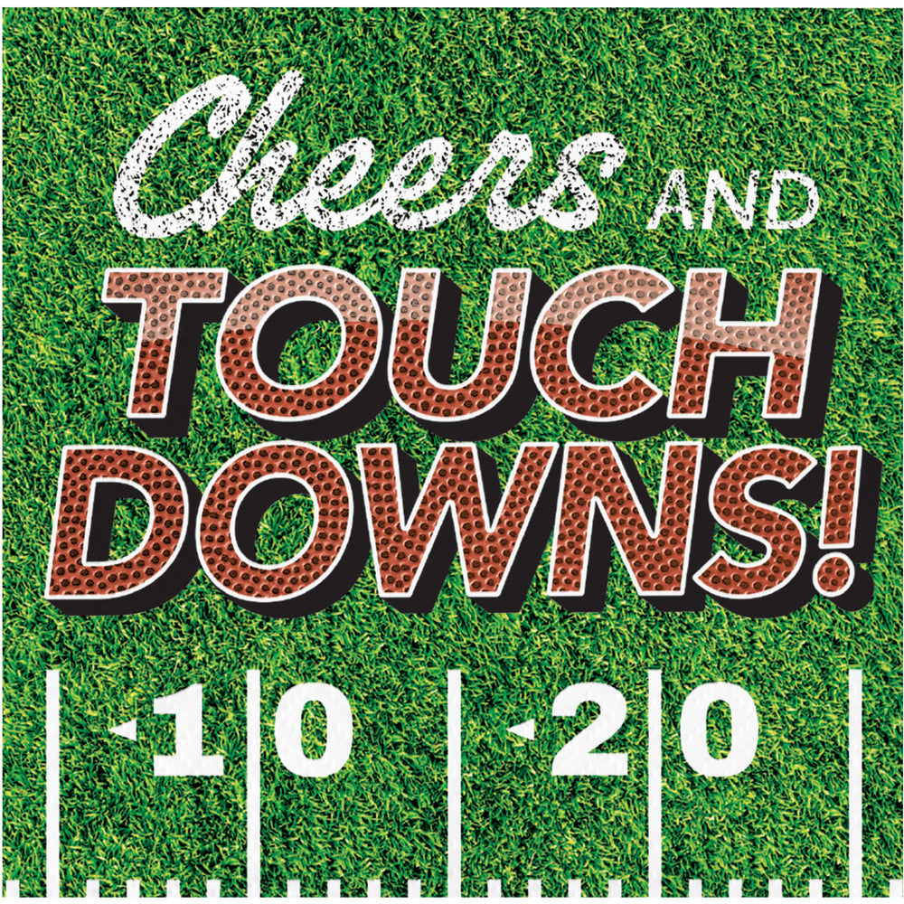 Cheers & Touchdowns Beverage Napkins 16ct