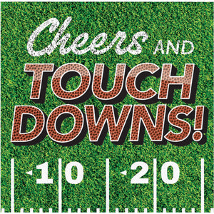 Cheers & Touchdowns Beverage Napkins 16ct