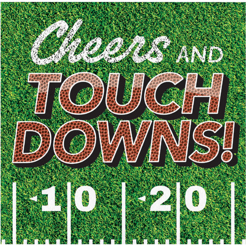 Cheers & Touchdowns Beverage Napkins 16ct