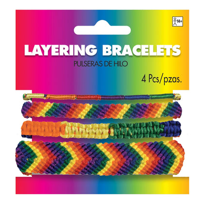 Rainbow Layering Bracelets