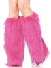 FURRY LUREX LEG WARMERS