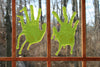 3D Alien Ooze Drip Window Décor