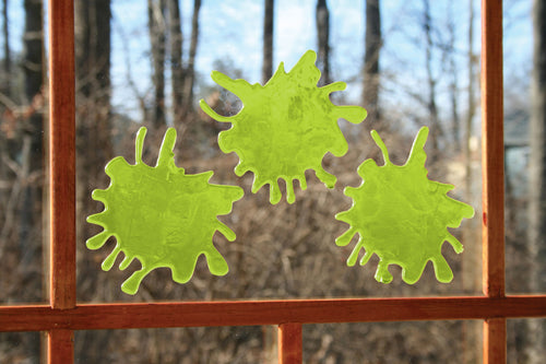 3D Alien Ooze Drip Window Décor