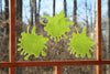 3D Alien Ooze Drip Window Décor