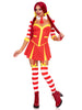 3 PC Ketchup Clown Costume