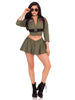 3 PC Top Gun Fighter Pilot Costume
