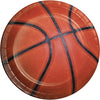 Basketball 7in Plates 8ct | Sports