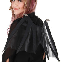 black mesh dragon wings