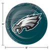 Philadelphia Eagles 9in Paper Plates 8ct