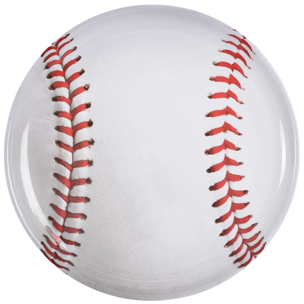Home Run Baseball Round Platter