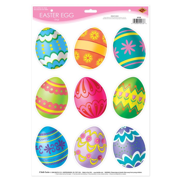 Easter Egg Clings