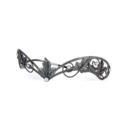 Renaissance Circlet Black & Pearl