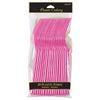 Bright Pink Plastic Fork 20ct  | Solids