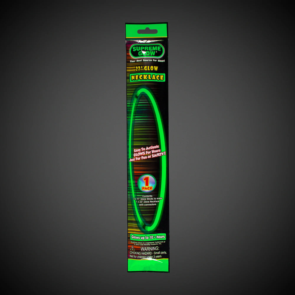Green Glow Necklace 1pc