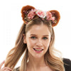 Fairy Flower Bear Ears Headband