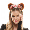 Fairy Flower Bear Ears Headband