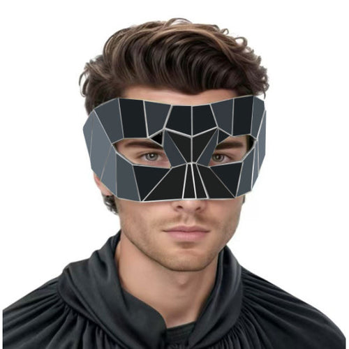 Polygon Black Mirror Mask