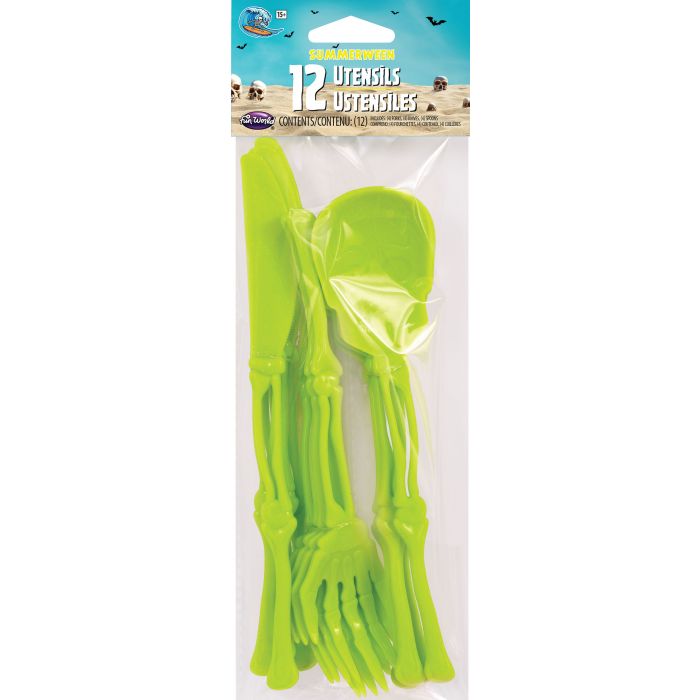 Funny Bones Knife/Fork/Spoon - 12 PC Set