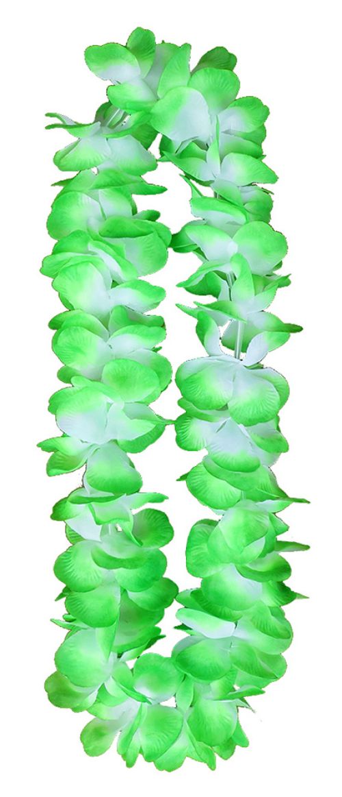48" Two Tone Lei - Green