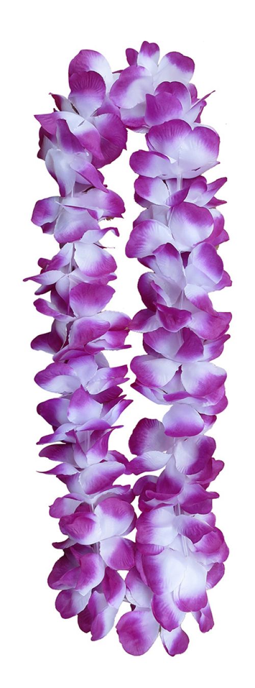48" Two Tone Lei - Purple