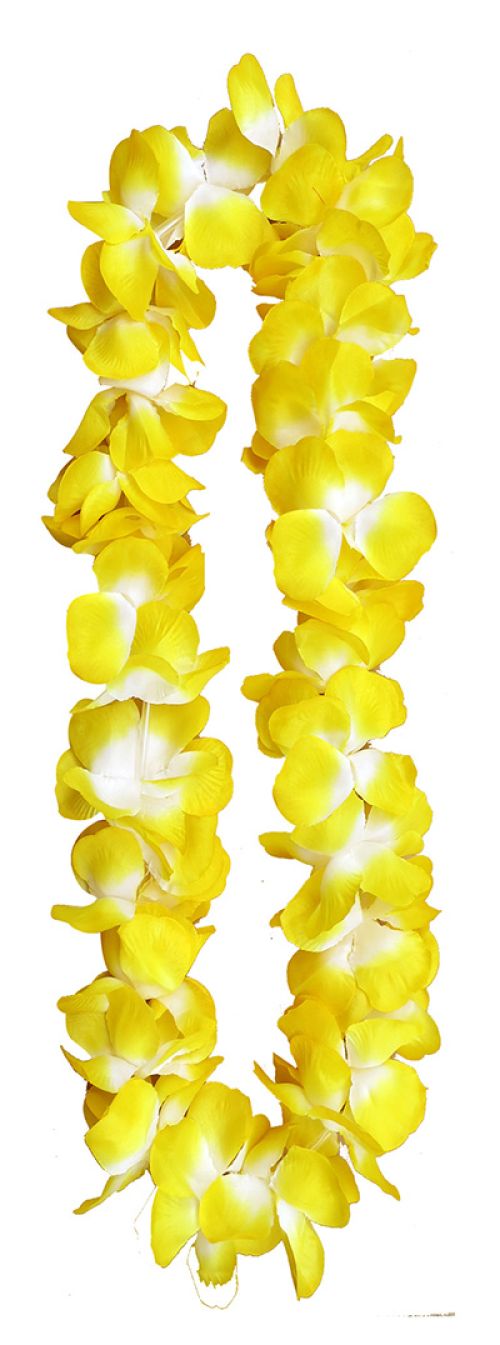 48" Two Tone Lei - Yellow