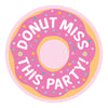 Donut Party Postcard Invitations