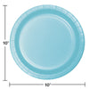Pastel Blue Paper 10in Dinner Plates 24ct  | Solids