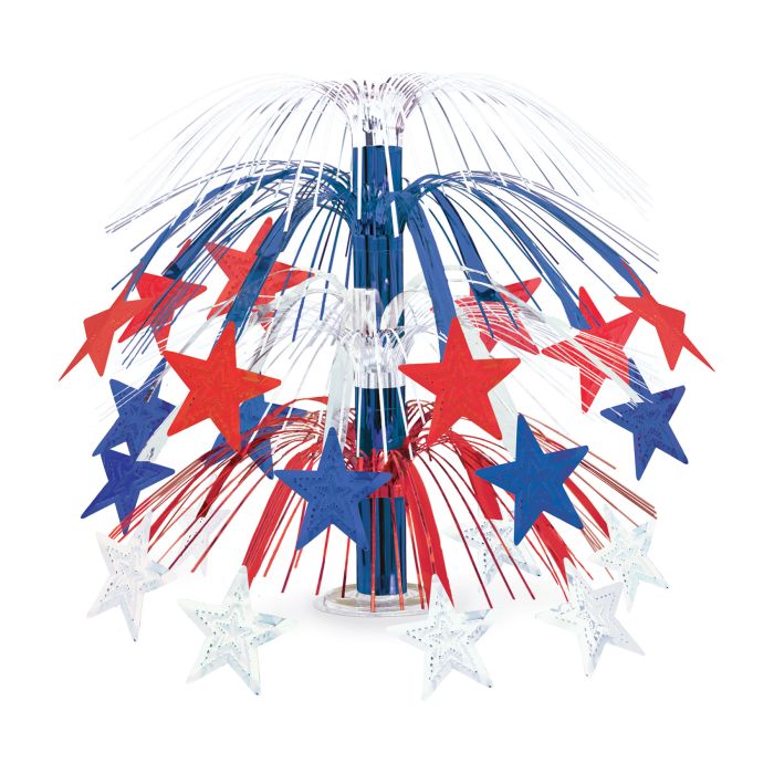 Star Cascade Centerpiece Patriotic