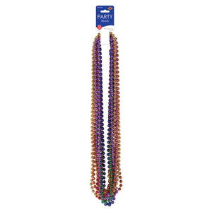 Assorted Party Beads - Small Round 12ct