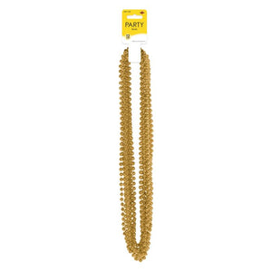 Gold Party Beads - Small Round 12ct