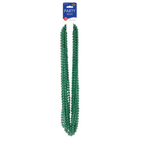 Green Party Beads - Small Round 12ct