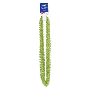 Light Green Party Beads - Small Round 12ct