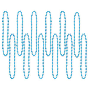 Teal Party Beads - Small Round 12ct
