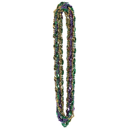 Mardi Gras Twist Beads 12ct