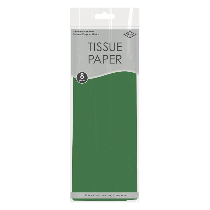 Tissue Paper Sheets 8ct Green