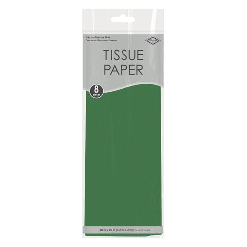 Tissue Paper Sheets 8ct Green
