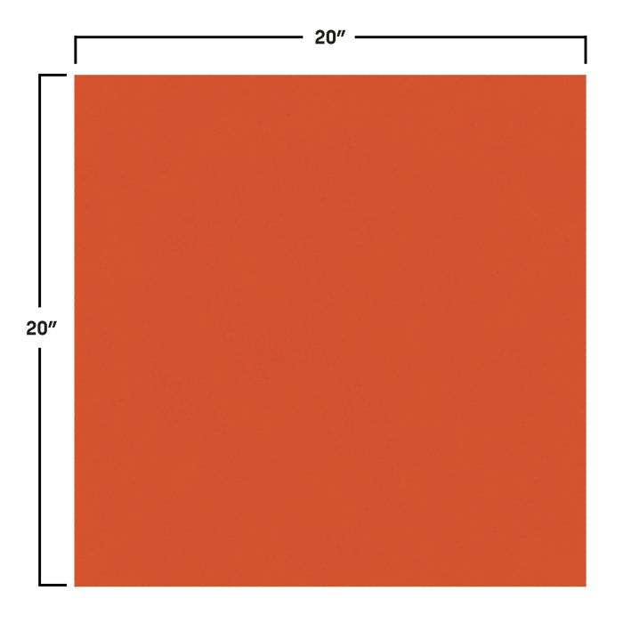 Tissue Paper Sheets 8ct Orange