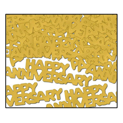 Happy Anniversary Fanci-Fetti | Gold