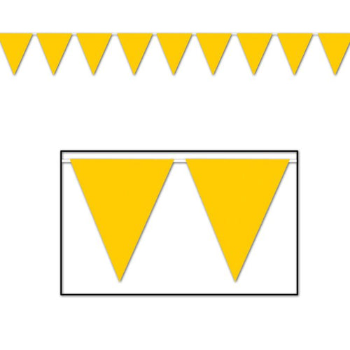 Golden-Yellow Pennant Banner