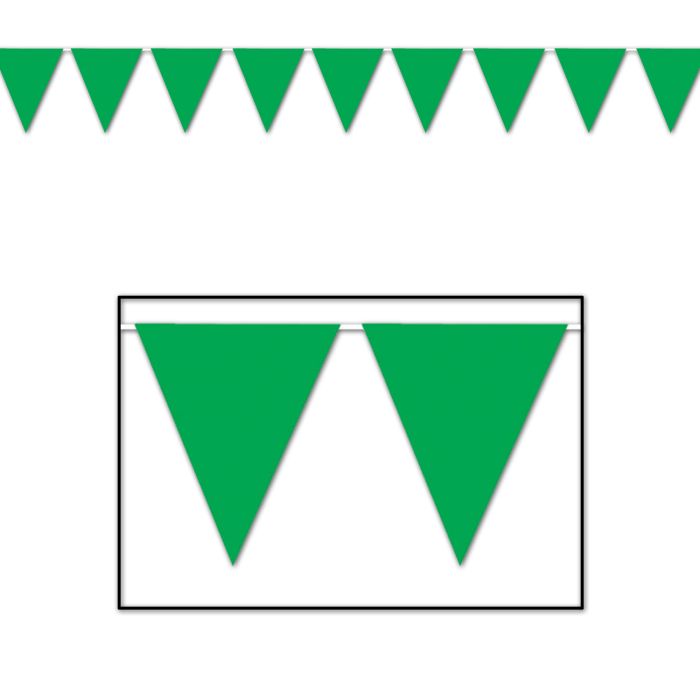 Green Pennant Banner
