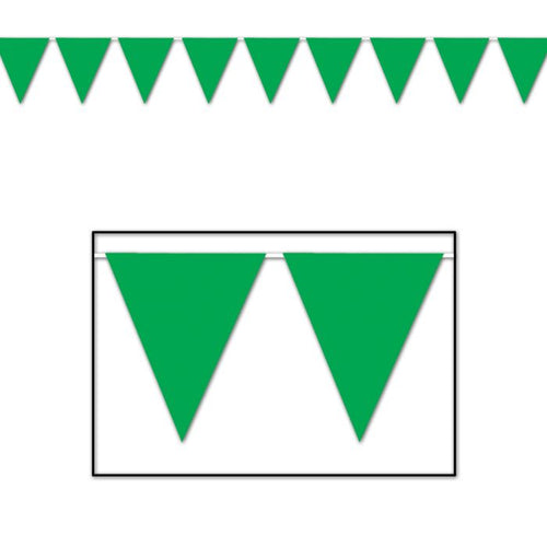 Green Pennant Banner

