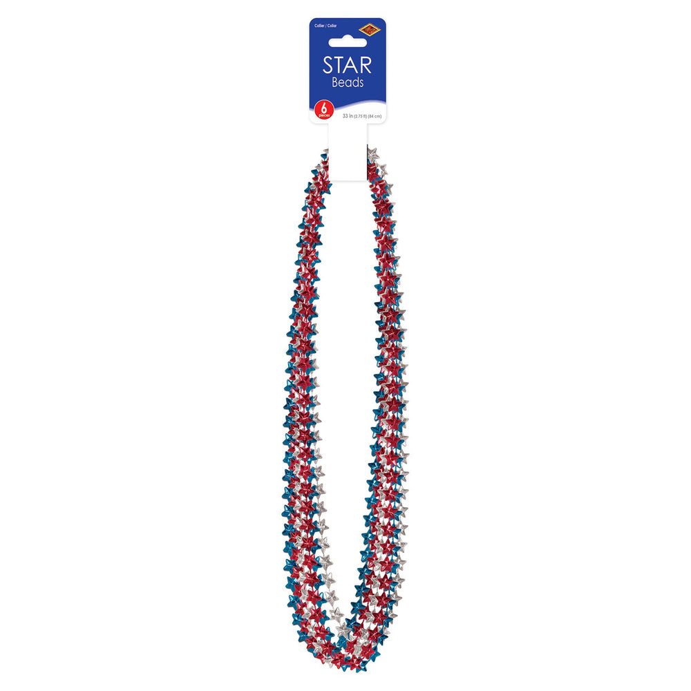Star Beads 6ct | Patriotic