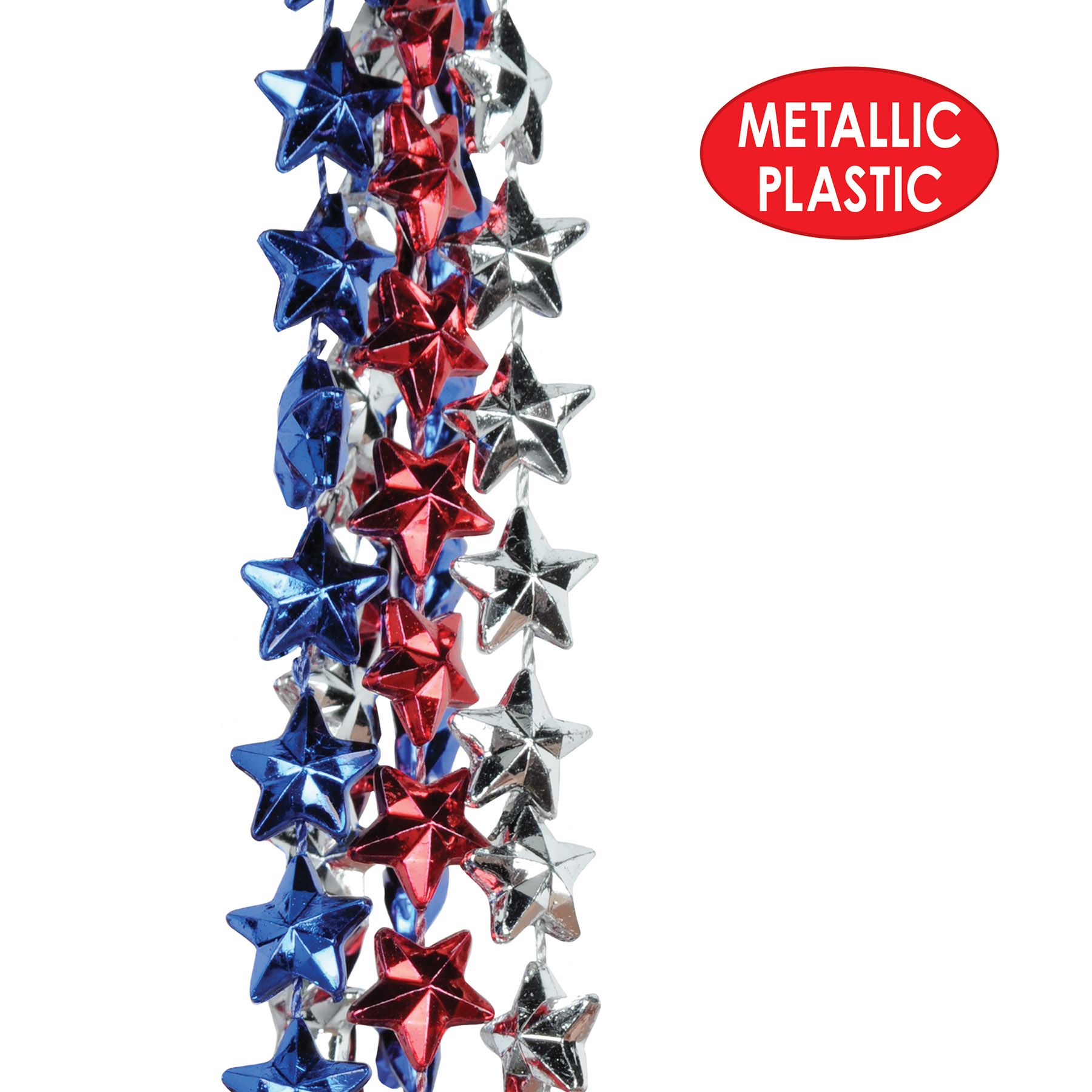 Star Beads 6ct | Patriotic