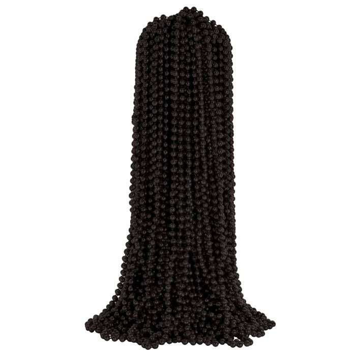 Party Beads Black 50ct