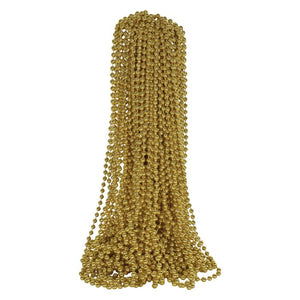 Party Beads Gold 50ct