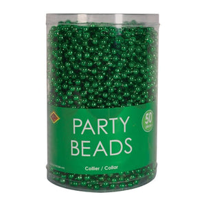 Party Beads Green 50ct