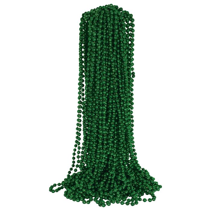 Party Beads Green 50ct