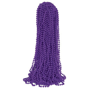 Party Beads Purple 50ct